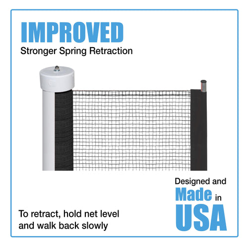 Retractable Driveway Guard, Black, 25'